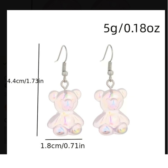 New set of 3 Gummy Bear Earrings - Picture 2 of 5